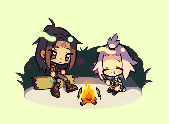 character (right) by @saidtheegg